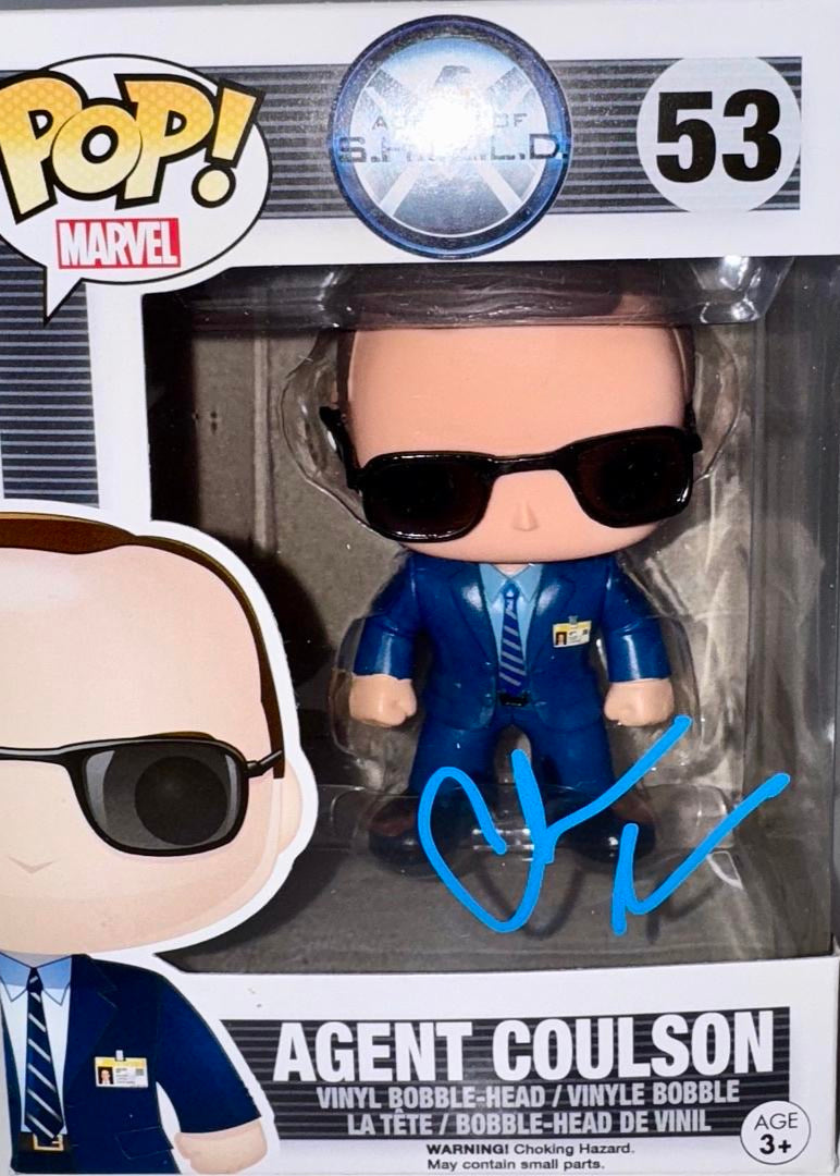Clark Gregg Signed Funko Pop #53 "Agent Coulson" (Agents of Shield) - Beckett COA #02